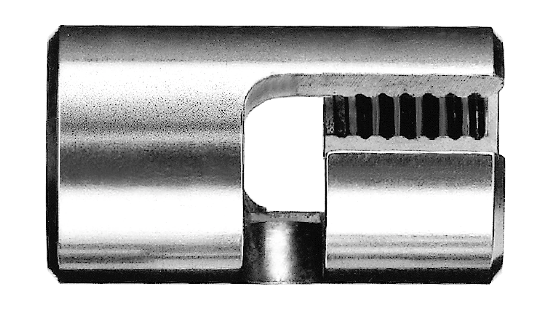 Cross clamp adjustable  with internal thread