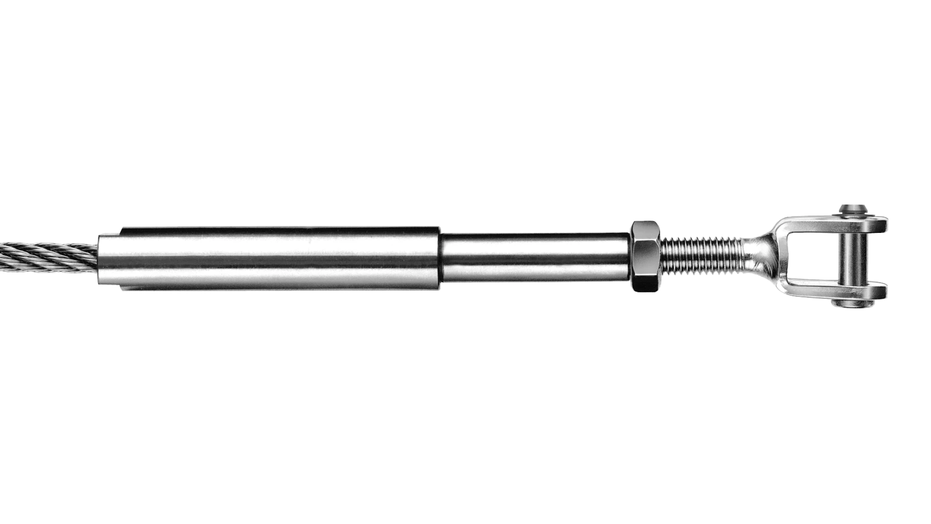 Clevis and internal thread end swivel swaged PHASED-OUT ITEM