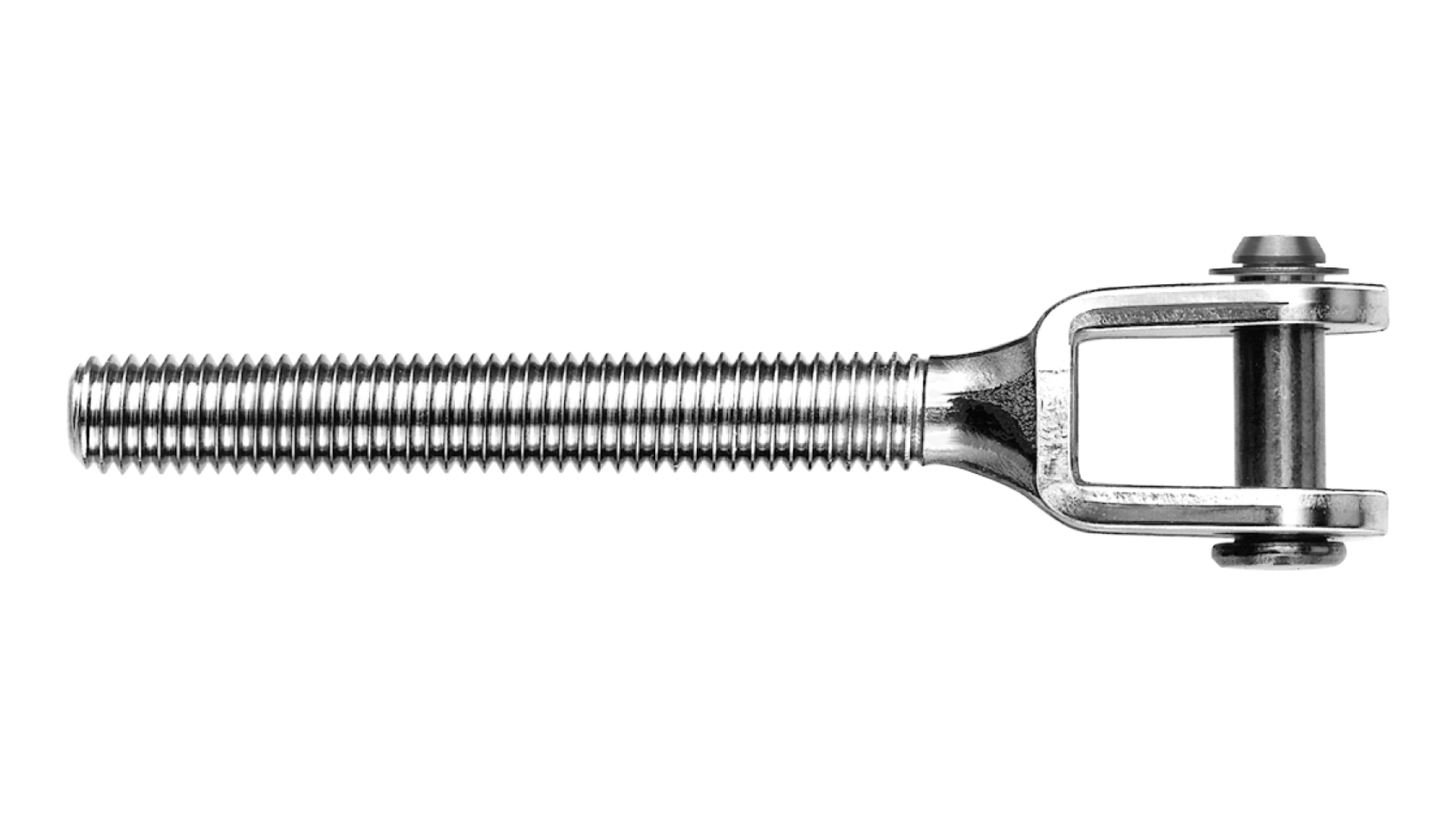 Clevis with external thread right-hand PHASED-OUT ITEM