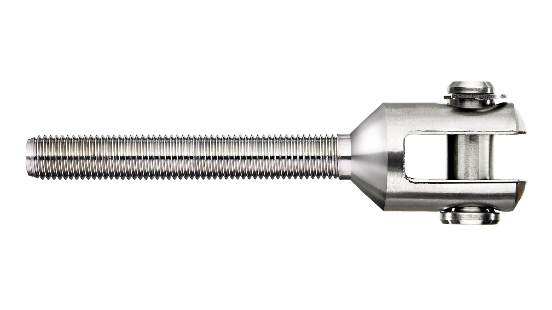 Clevis with external thread left-hand  M24. PHASED OUT ITEM
