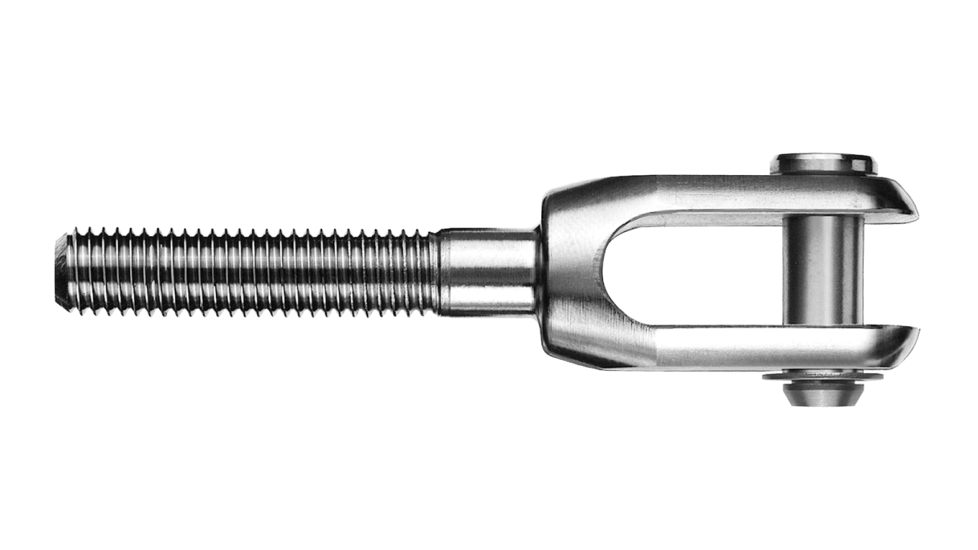 Clevis Monofork with external thread left-handed