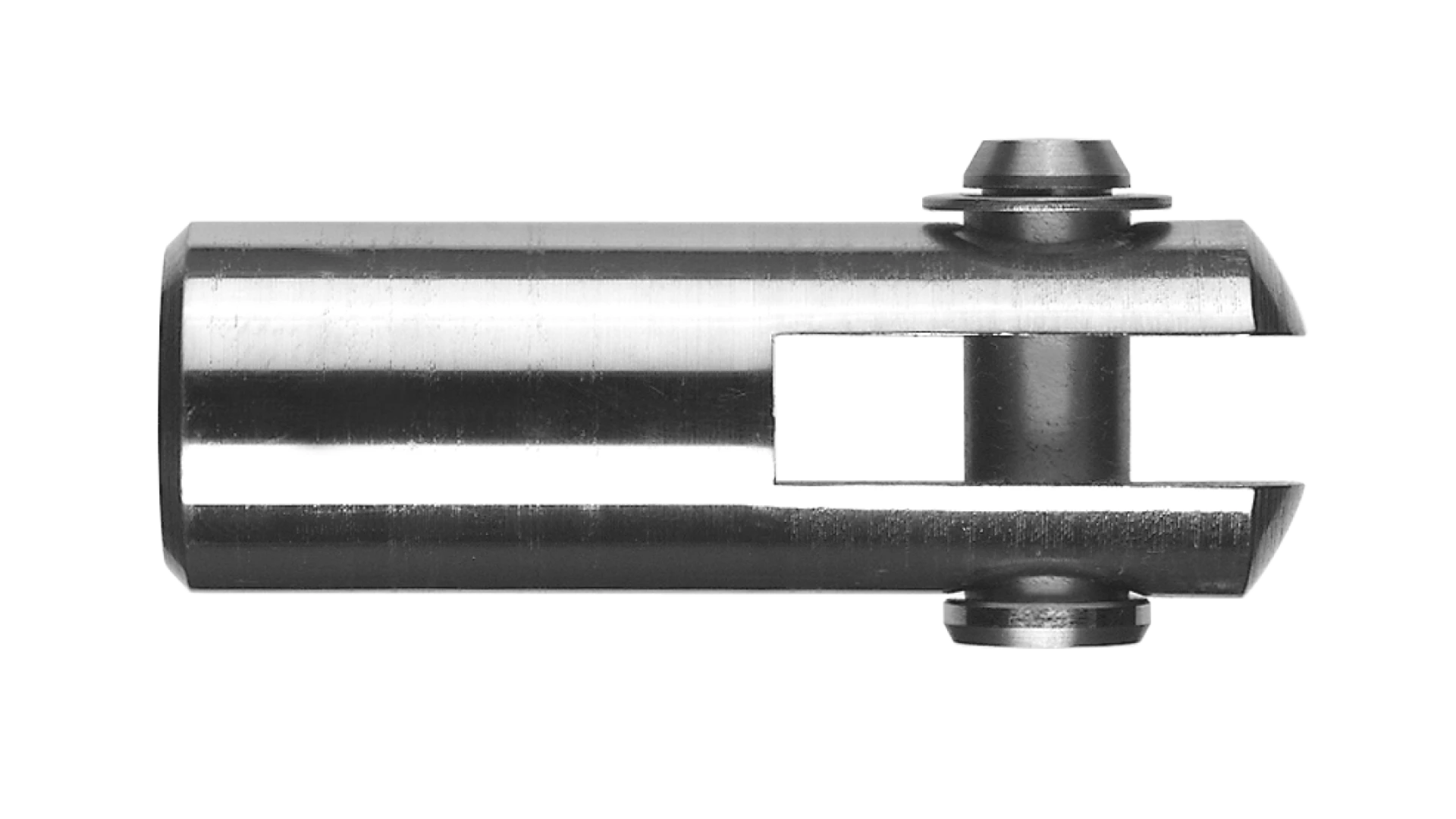 Clevis with internal thread left-hand