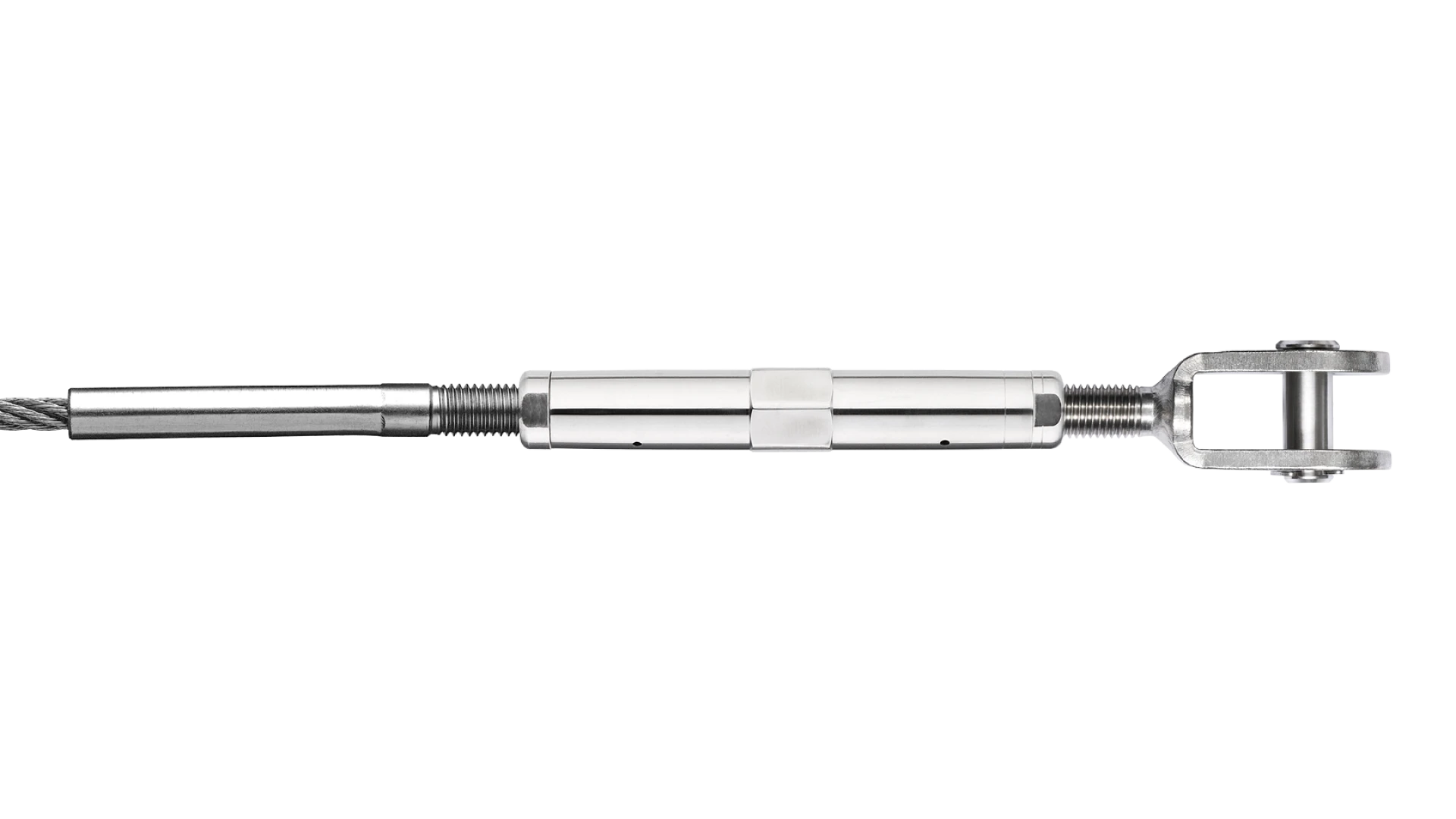 Turnbuckle with clevis Classic swaged for rope Ø 16 - 20 mm