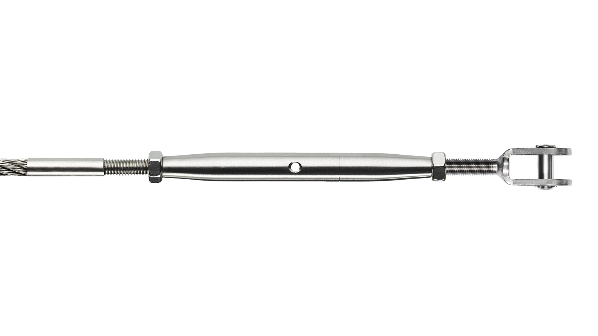 Turnbuckle with clevis Classic Univiss round swaged
