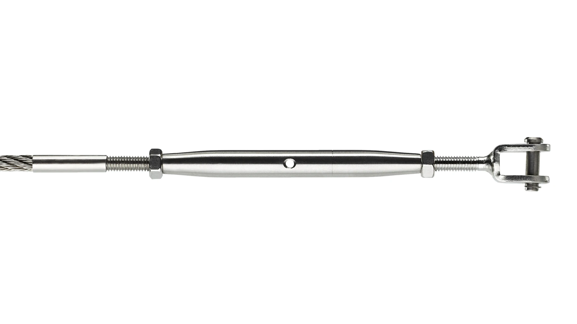 Turnbuckle with clevis Univiss round swaged PHASED-OUT ITEM