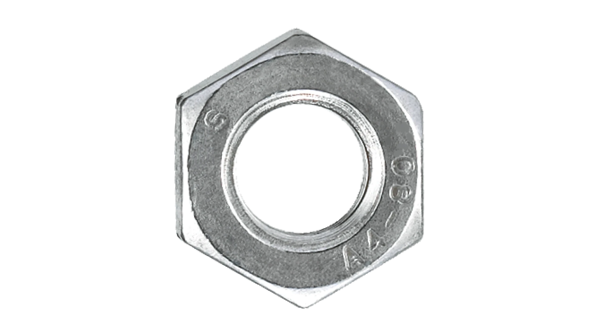 Hexagon nut left-hand