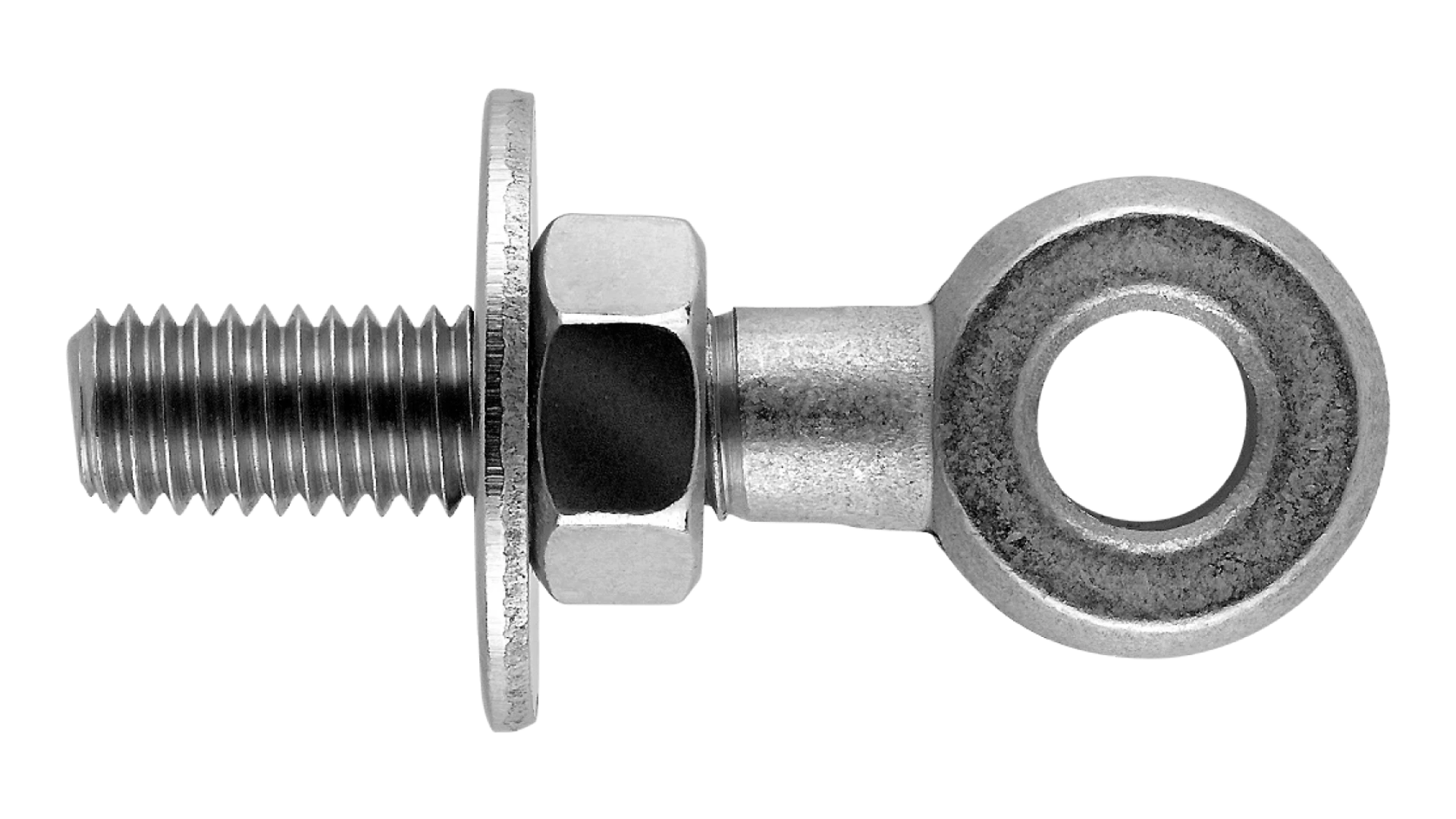 Eye bolt with washer