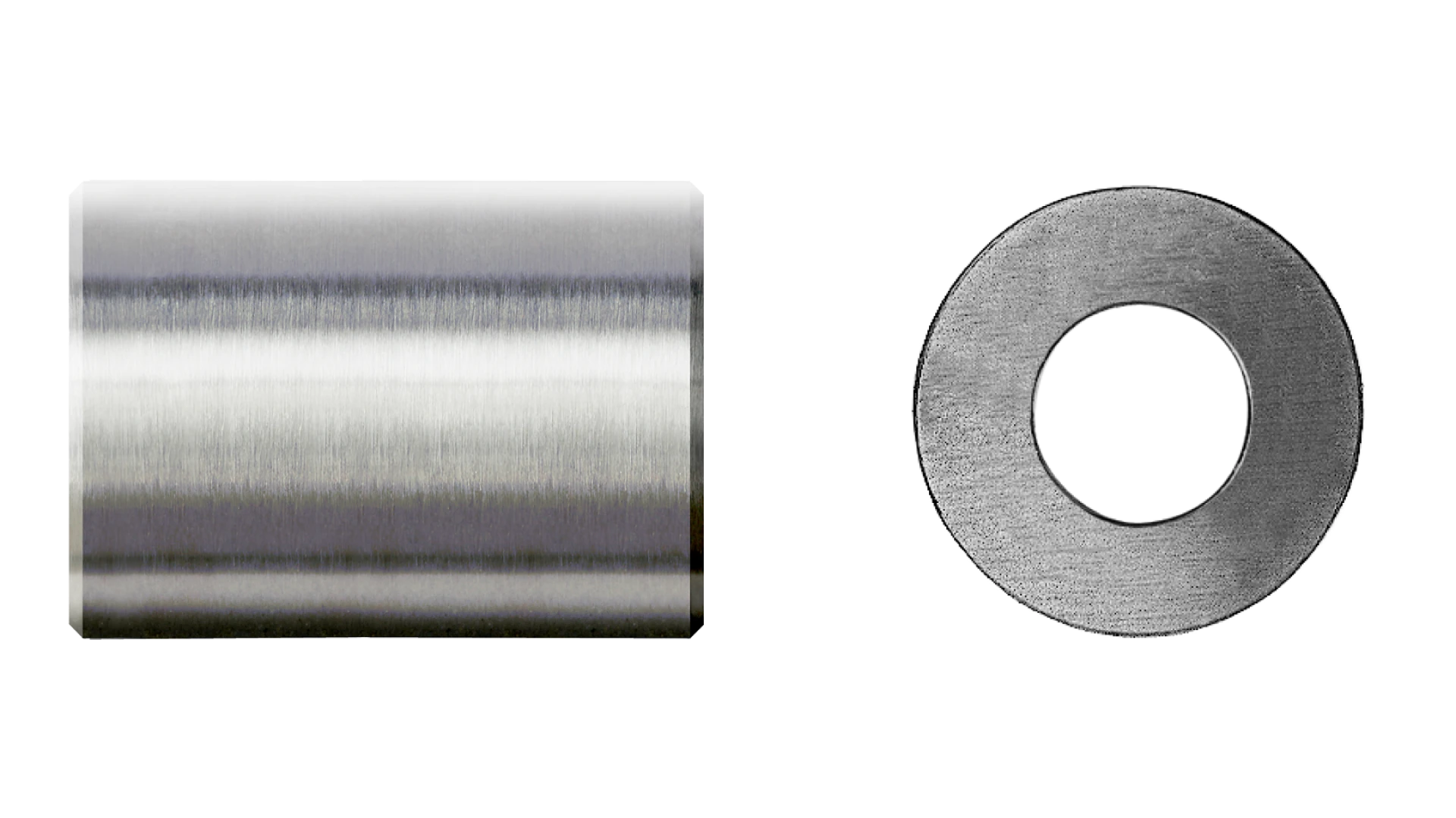Post fitting flat shape  for external thread