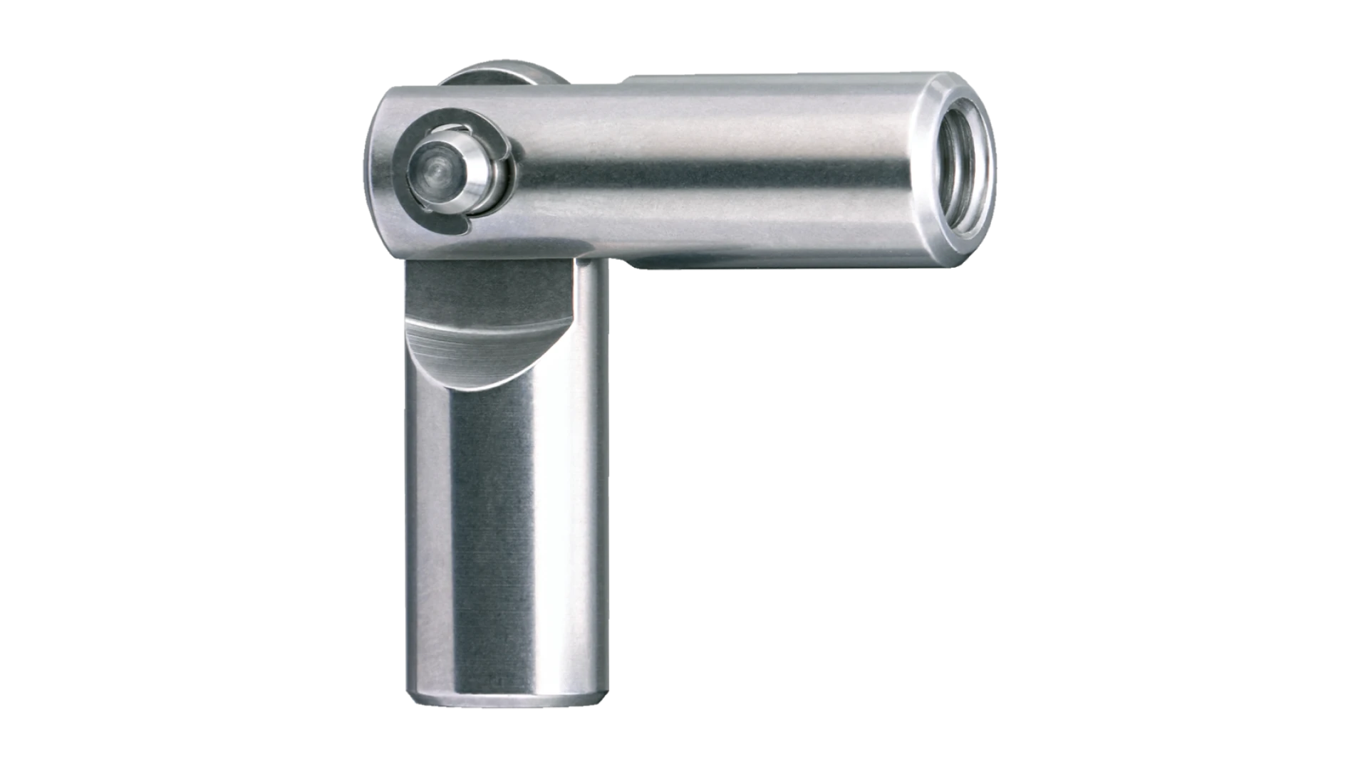 Rod hinge with internal thread
