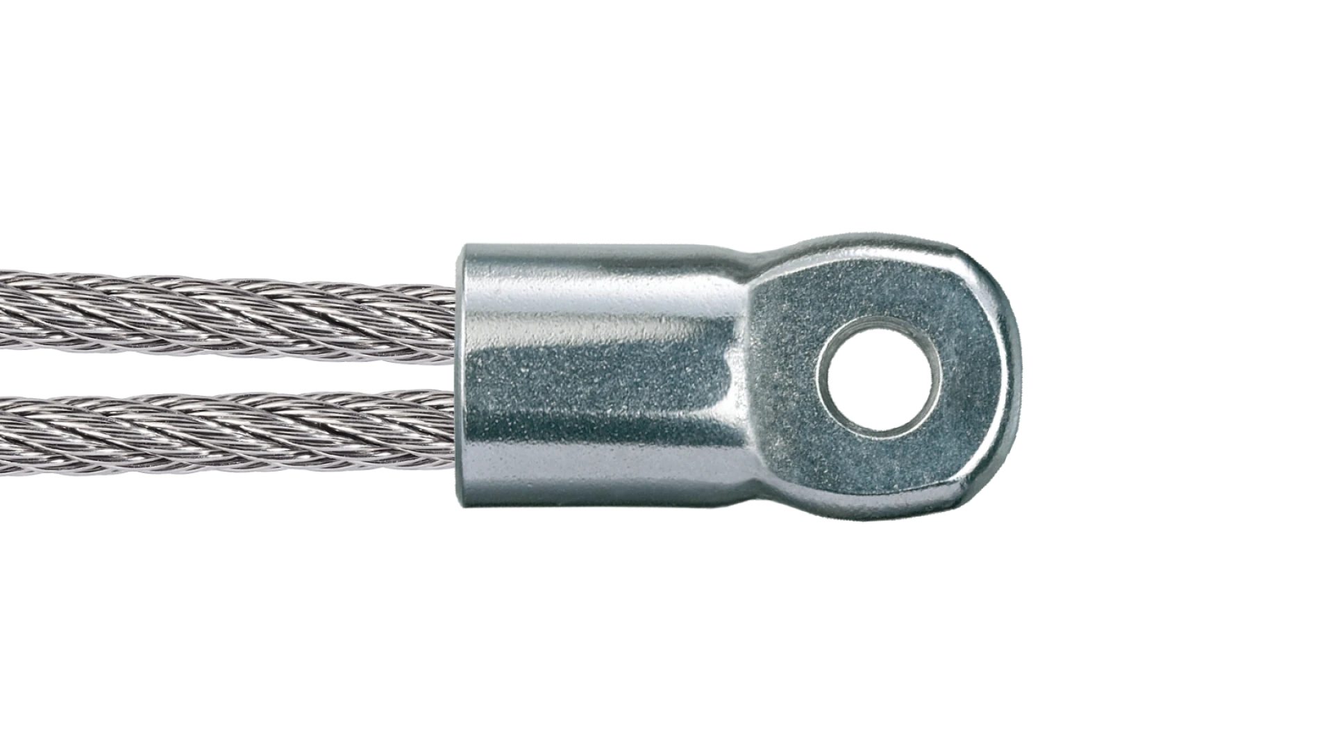 Eyelet Webnet self-assembly for two ropes