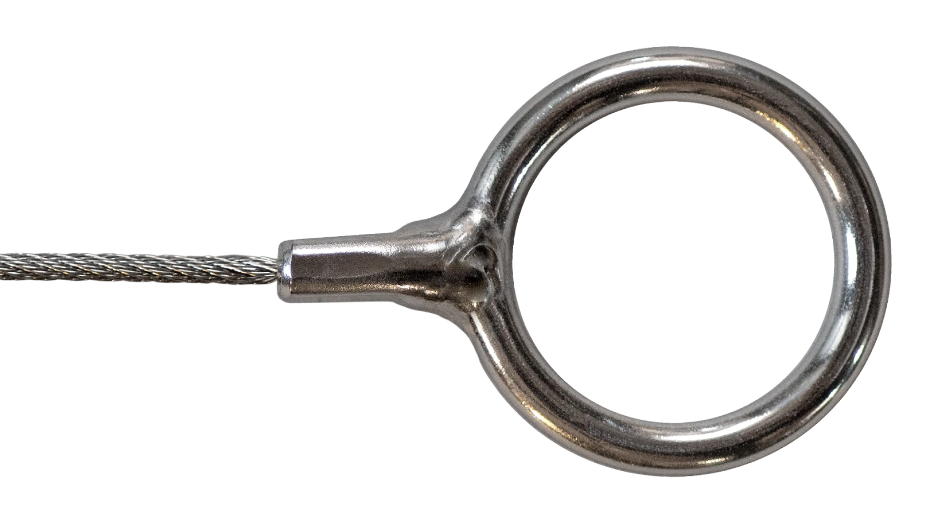 Ring Webnet flat swaged for one rope