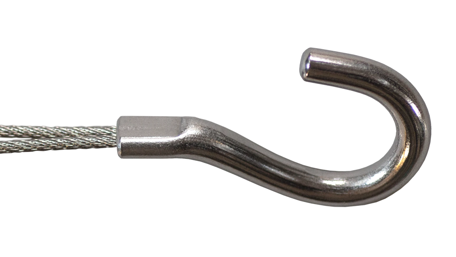 Hook Webnet flat swaged for two ropes
