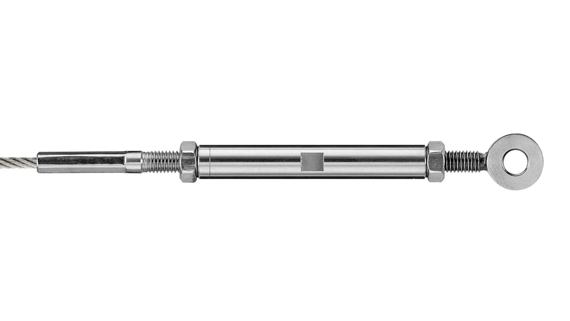 Tensioning sleeve with eye GreenGuide swaged
