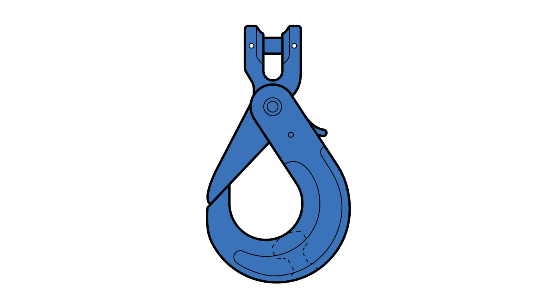 Safety hook with clevis  GK 10