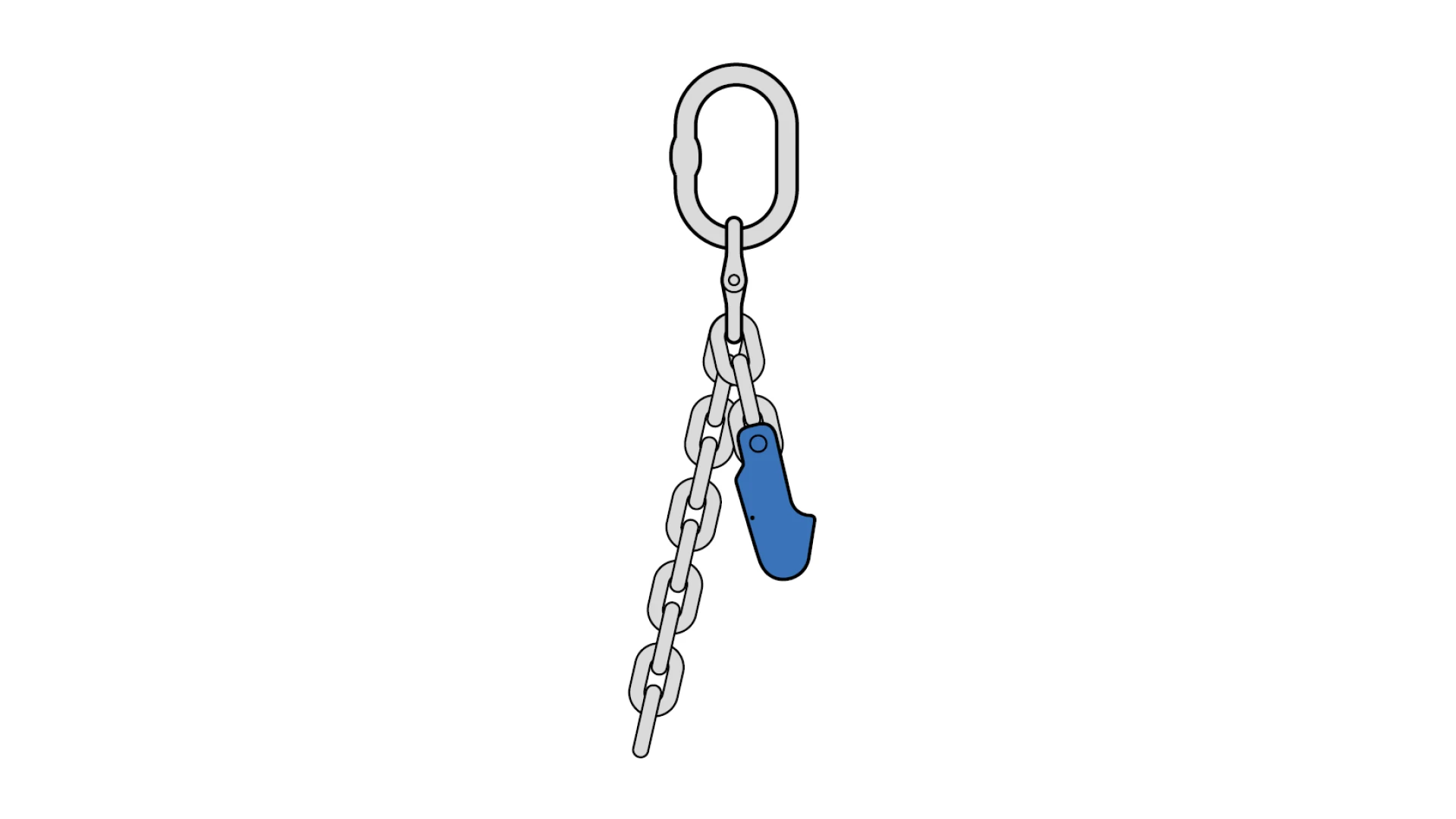 Shortening clutch with clevis and safety latch type VKS  GK 10