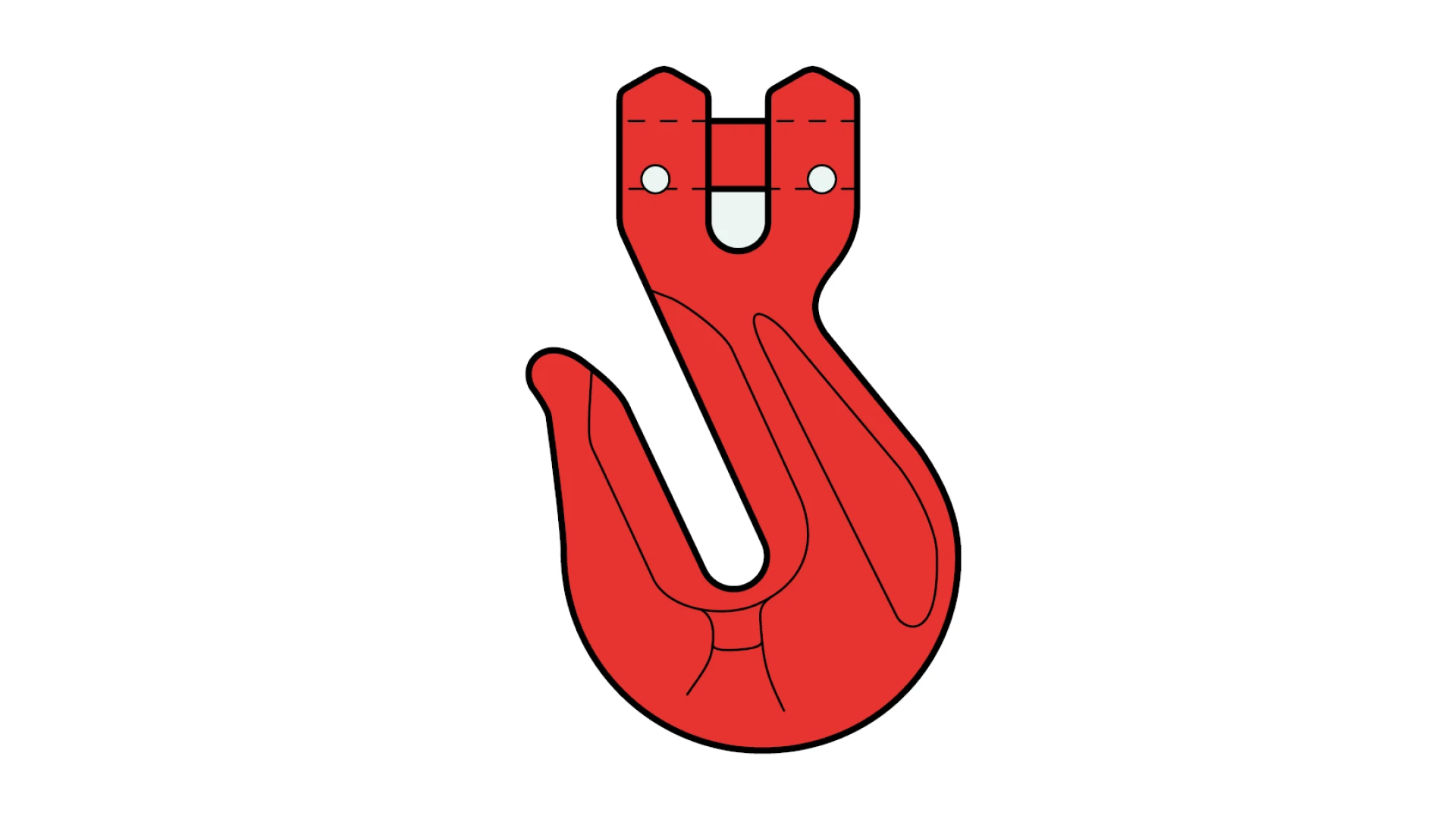 Shortening hook with clevis  GK 8