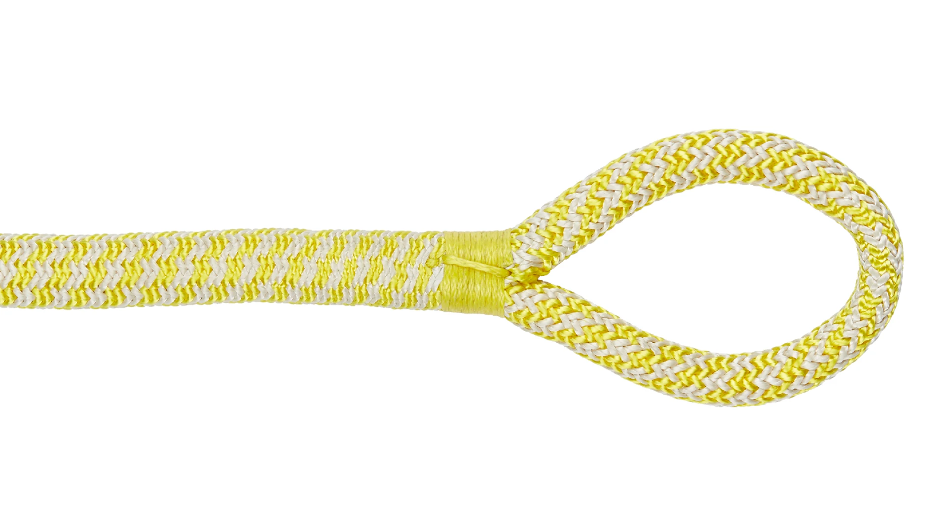 Loop  spliced, tucked and tapered