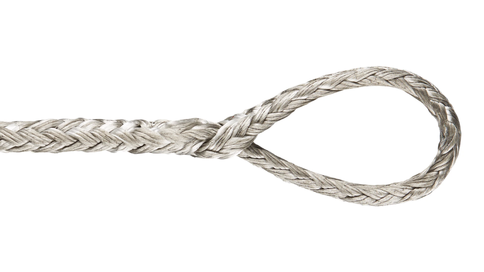 Loop  spliced, tucked and tapered