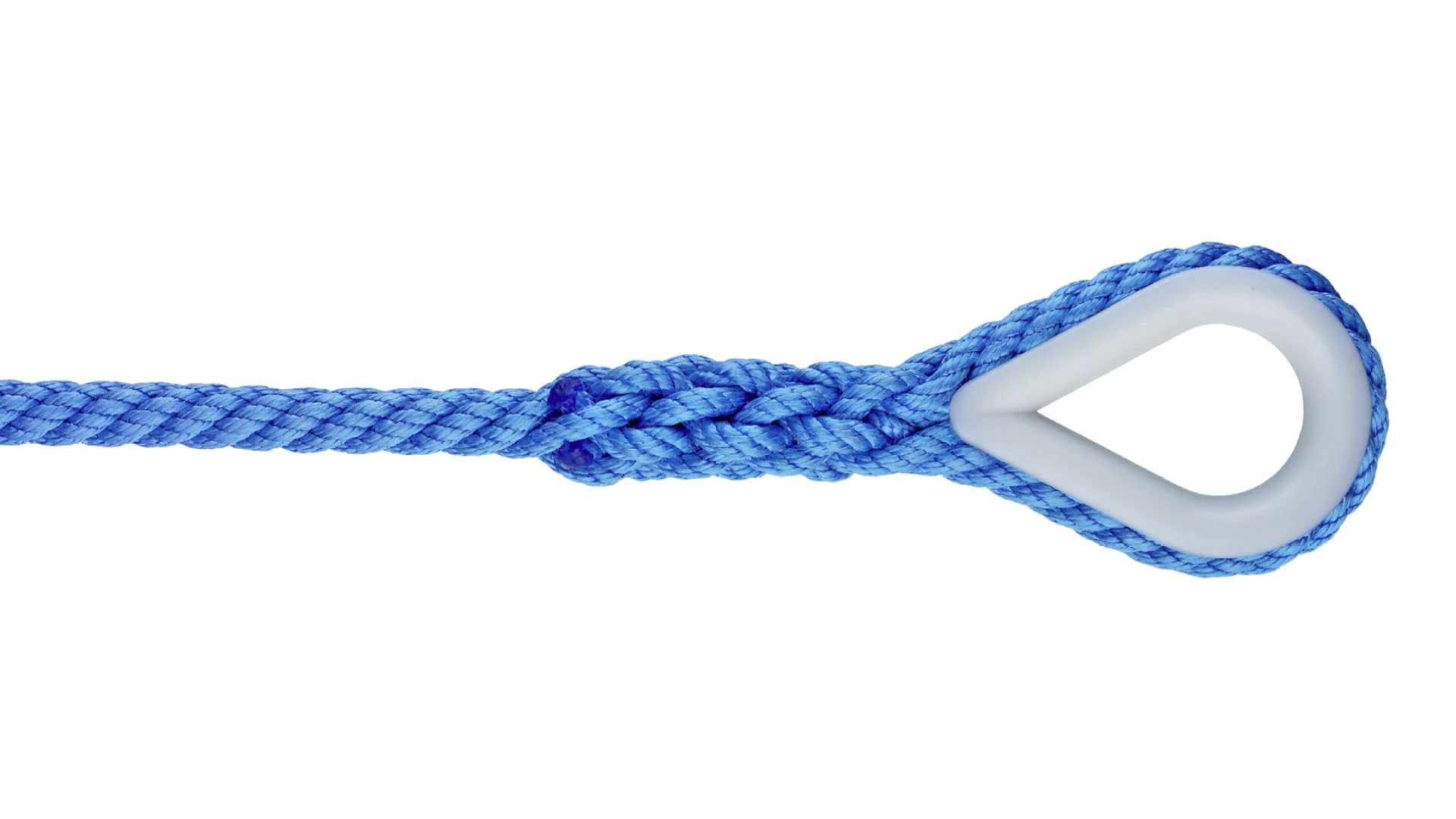 Loop with thimble spliced für Seil gedreht