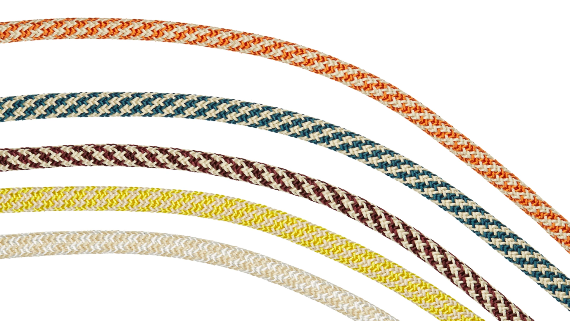 Dyneema®-rope with outer sheat