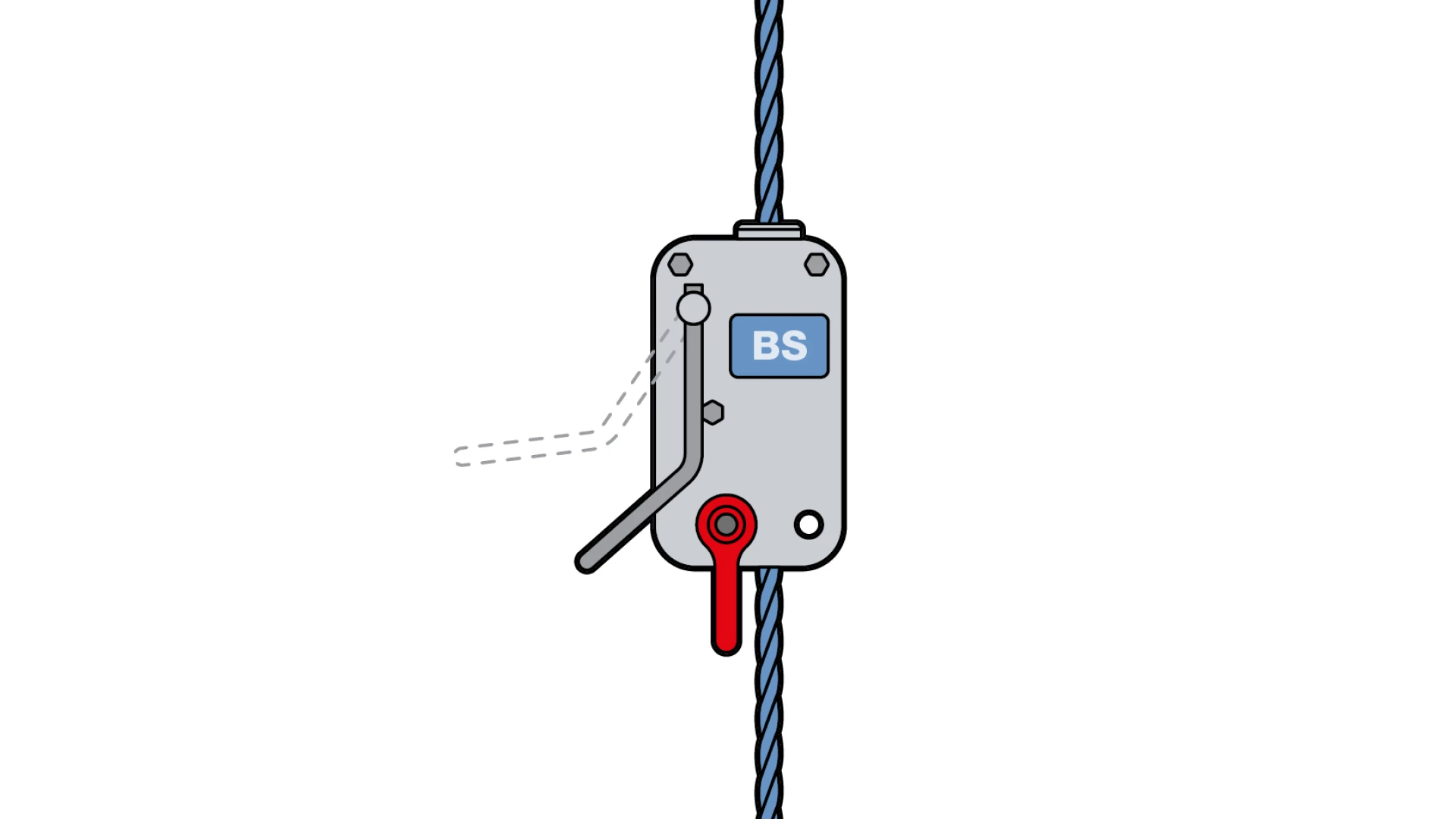 Fall arrest device type Blocstop BS  Tractel