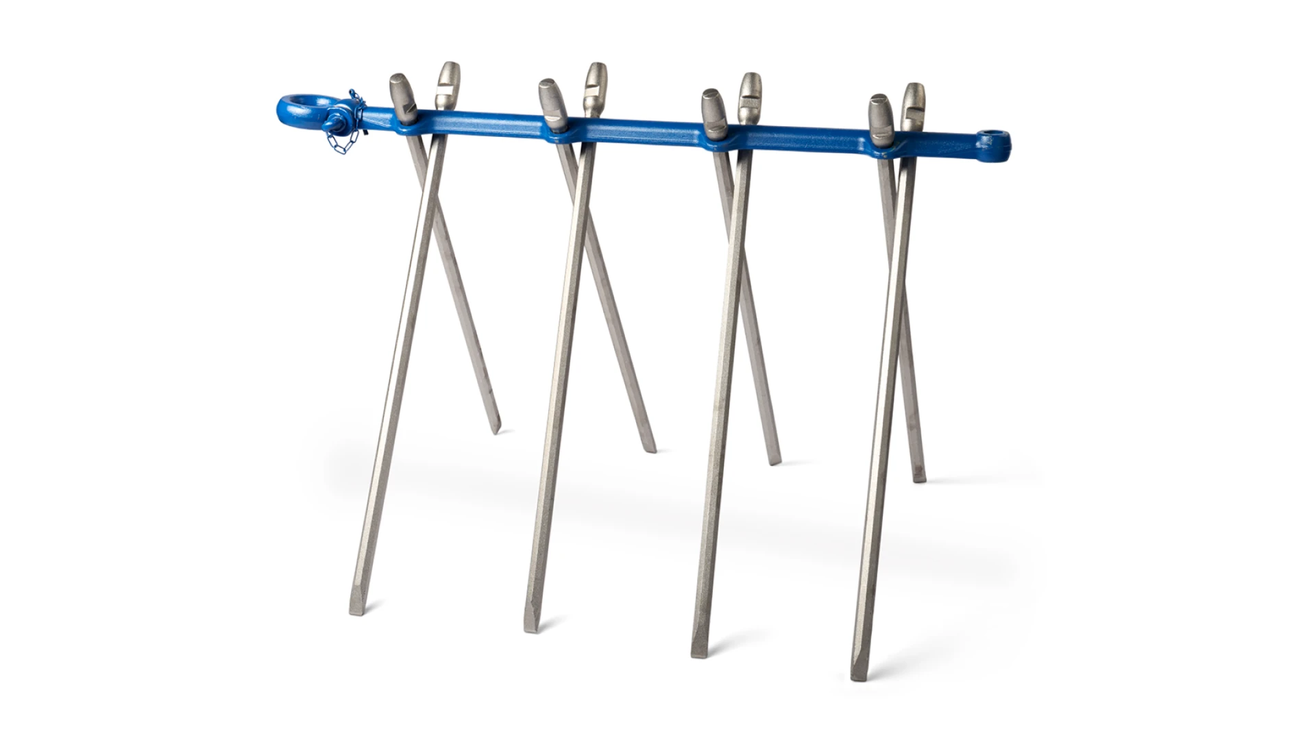 Field anchor with 8 rods