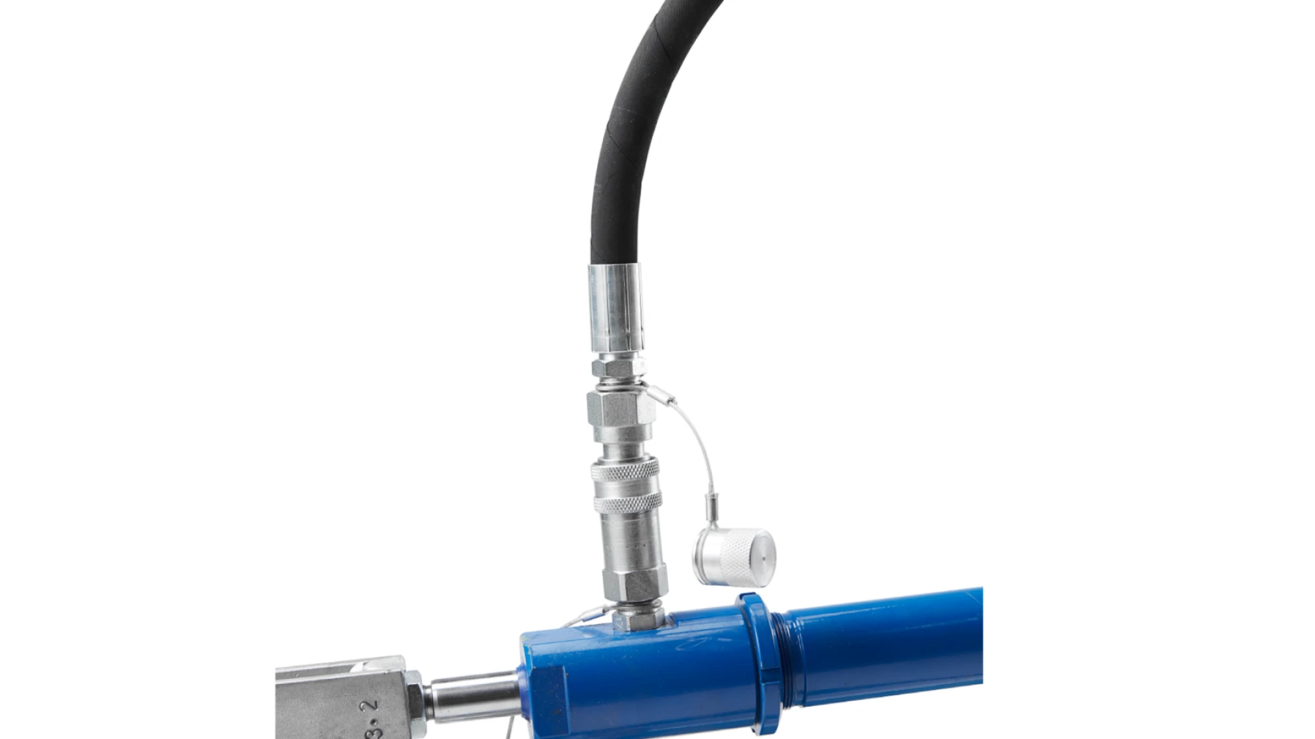 Hydralic hoses with quick disconnect