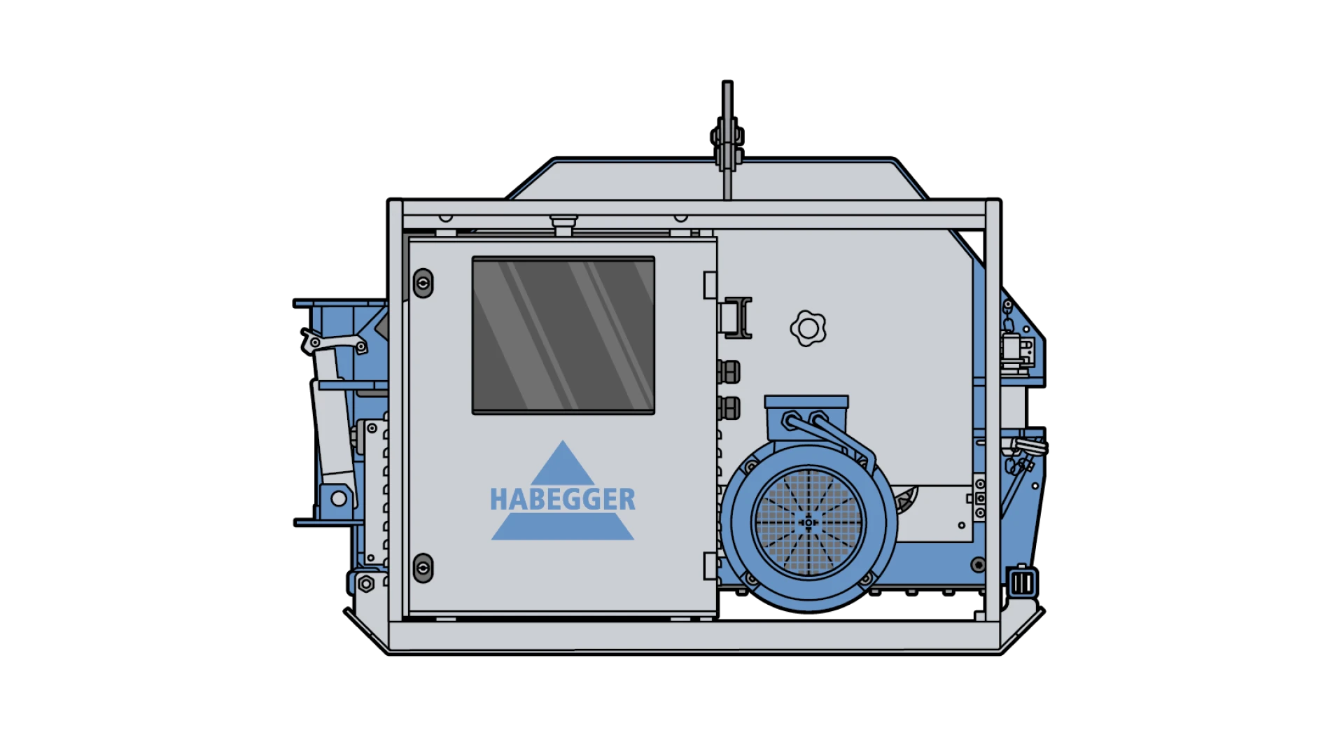 Habegger HIT-TRAC 64E servo electric motorized rope hoist
