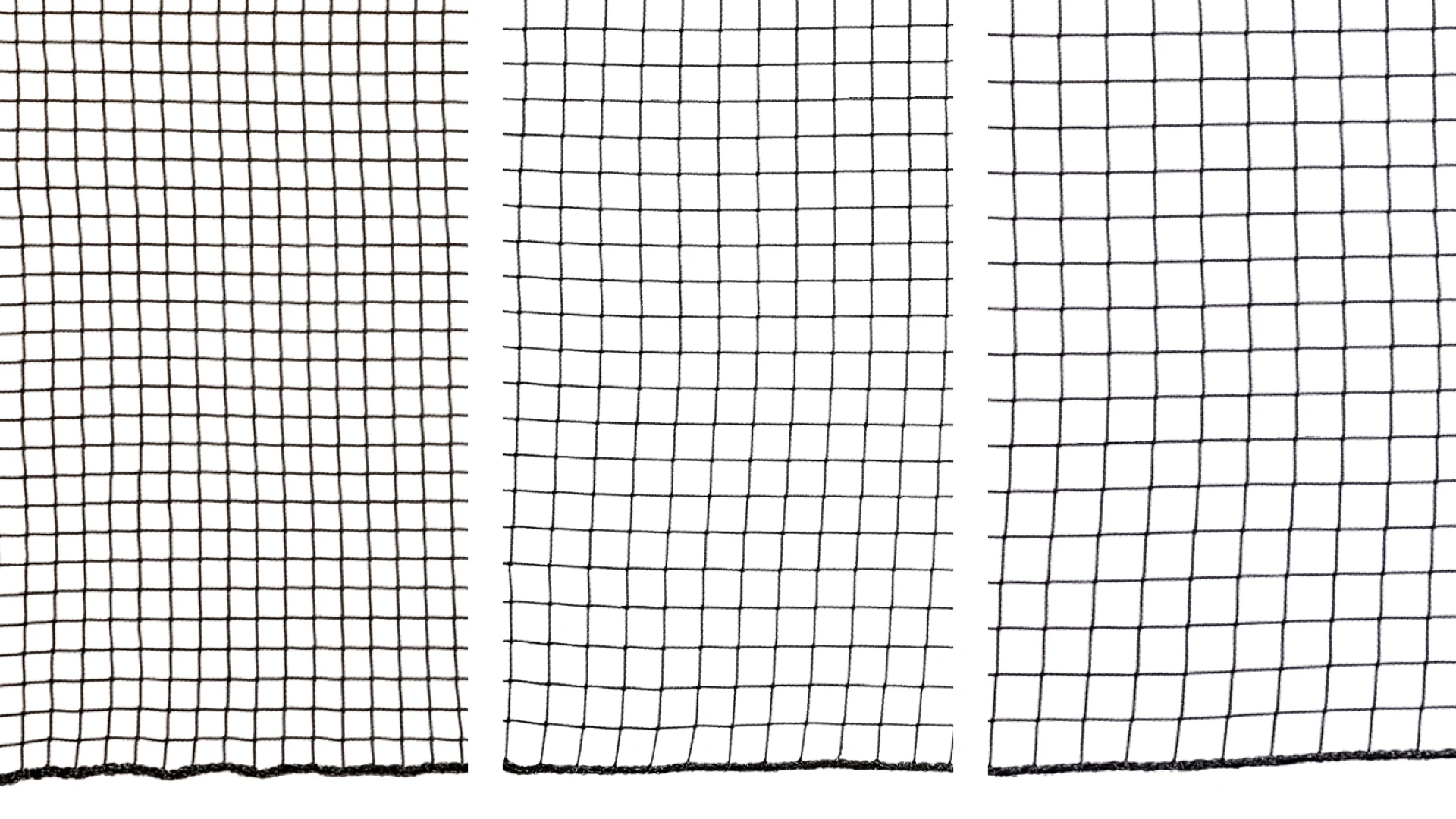 Safety and fall stop net with a reinforced selvedge  Ø 1.8 mm, made of polypropylene