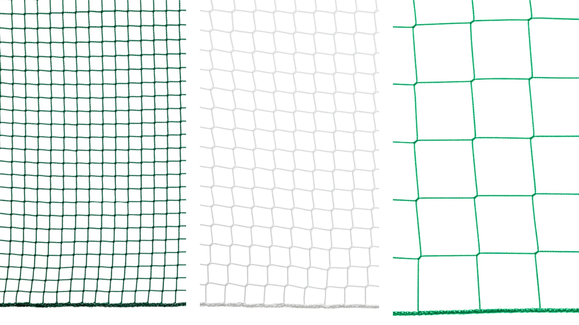 Safety and fall stop net with a reinforced selvedge  Ø 2.3 mm, made of polypropylene