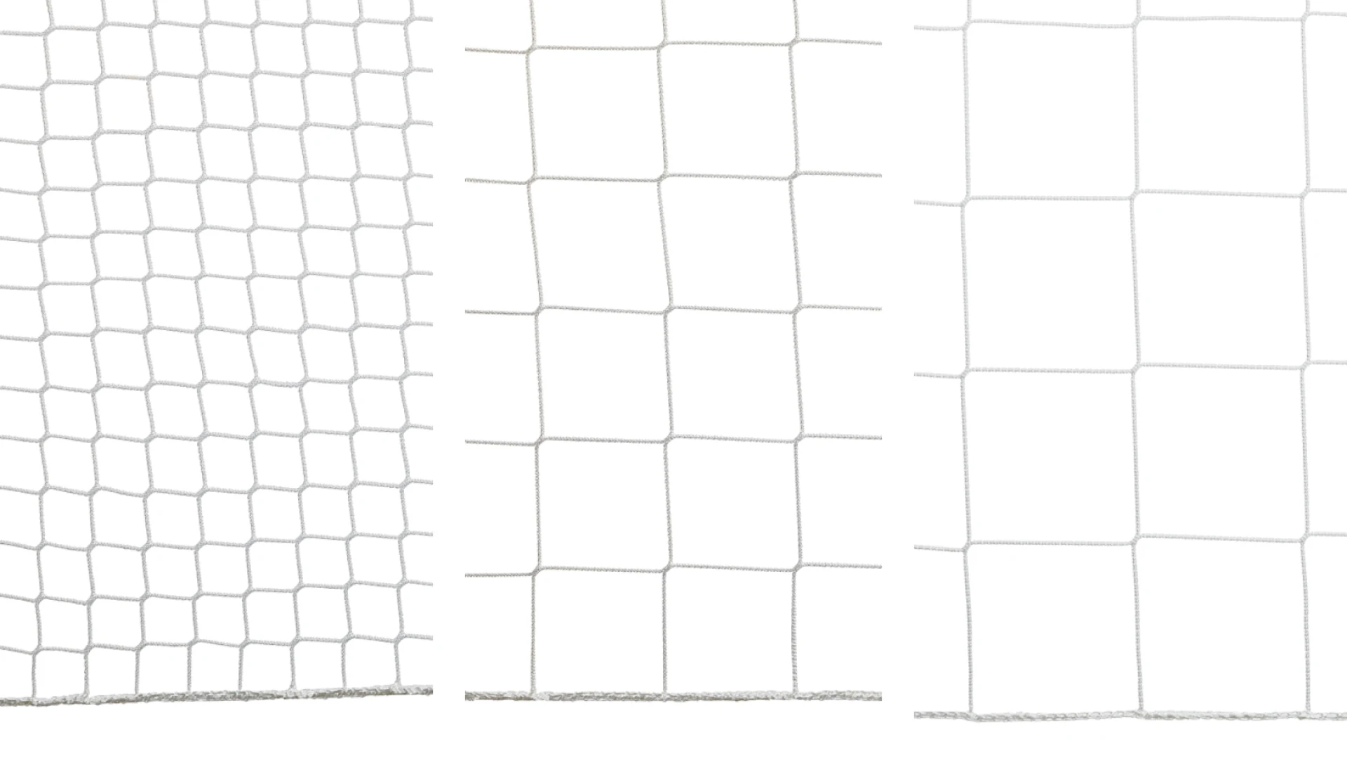 Safety and fall stop net with a reinforced selvedge  Ø 3 mm, made of polyester