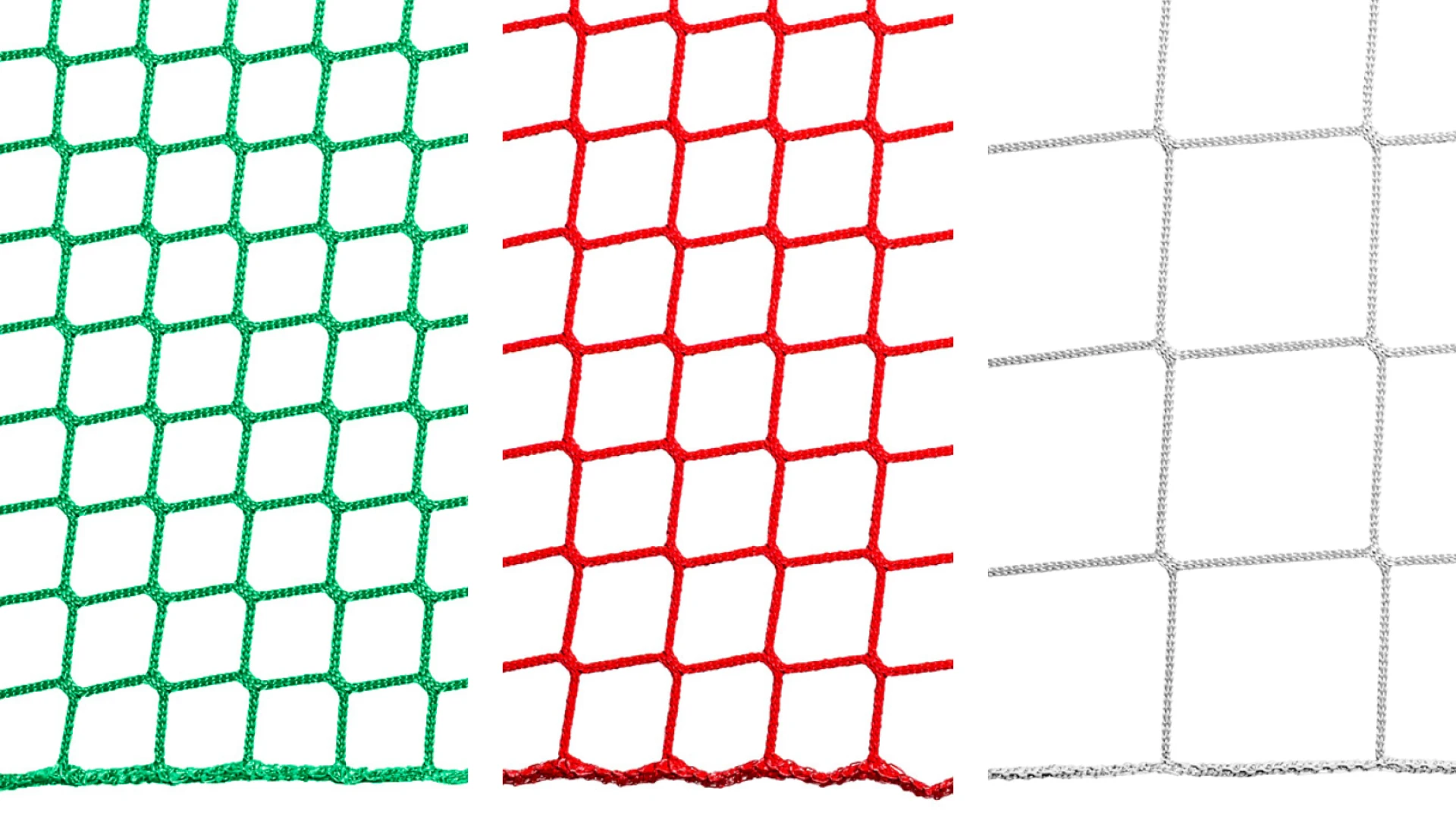 Safety and fall stop net with a reinforced selvedge  Ø 5 mm, made of polypropylene