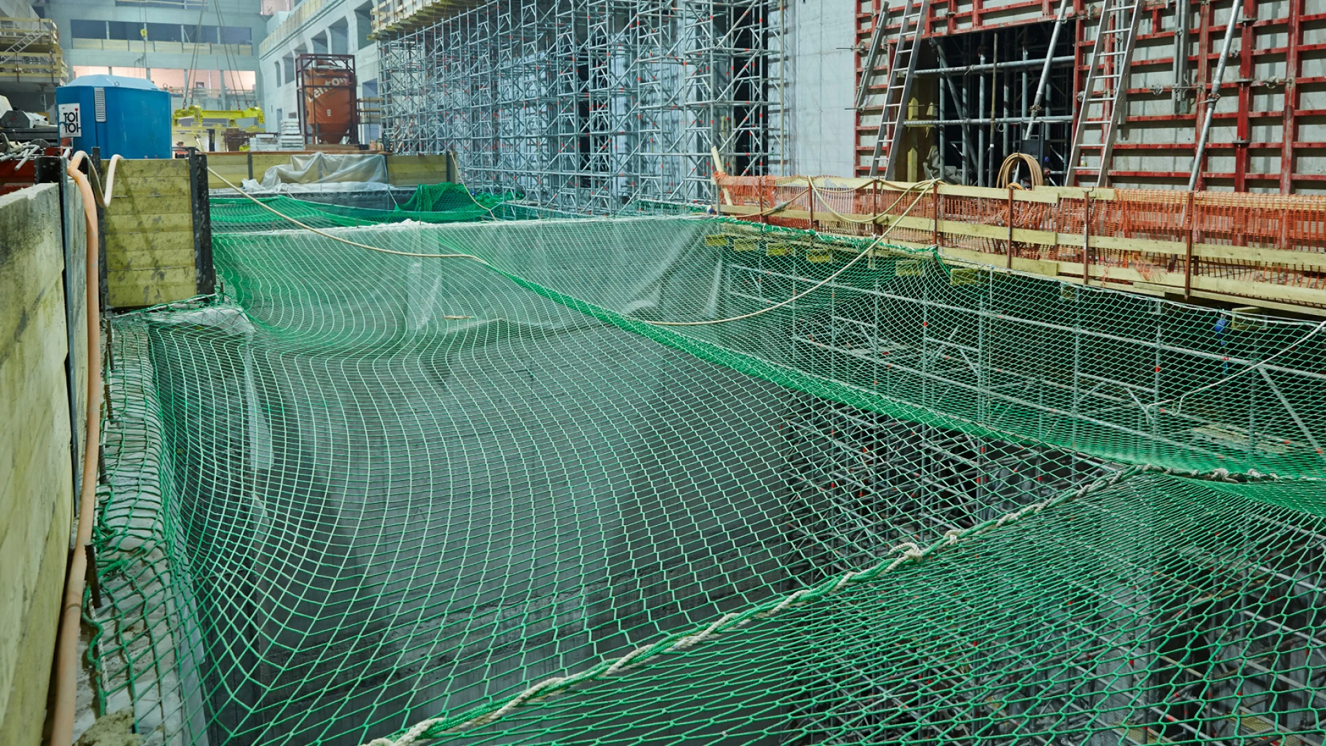 Fall stop net safety net type S