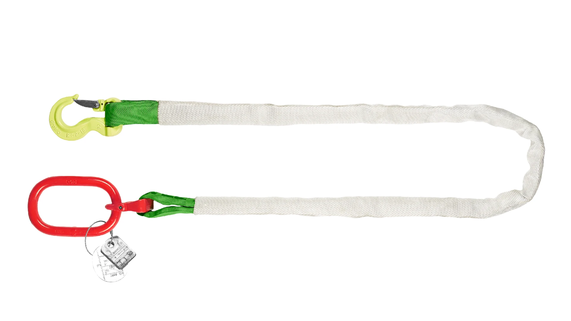 Endless web sling assembly one-leg  mit Rundschlingenhaken