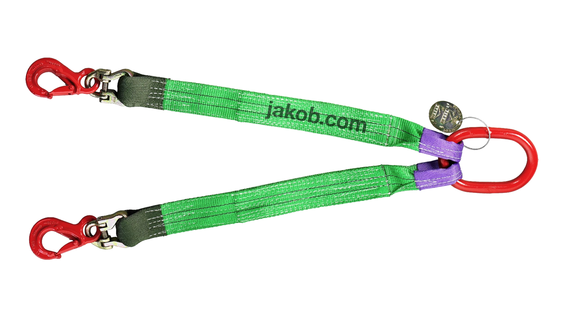 Web sling two-leg