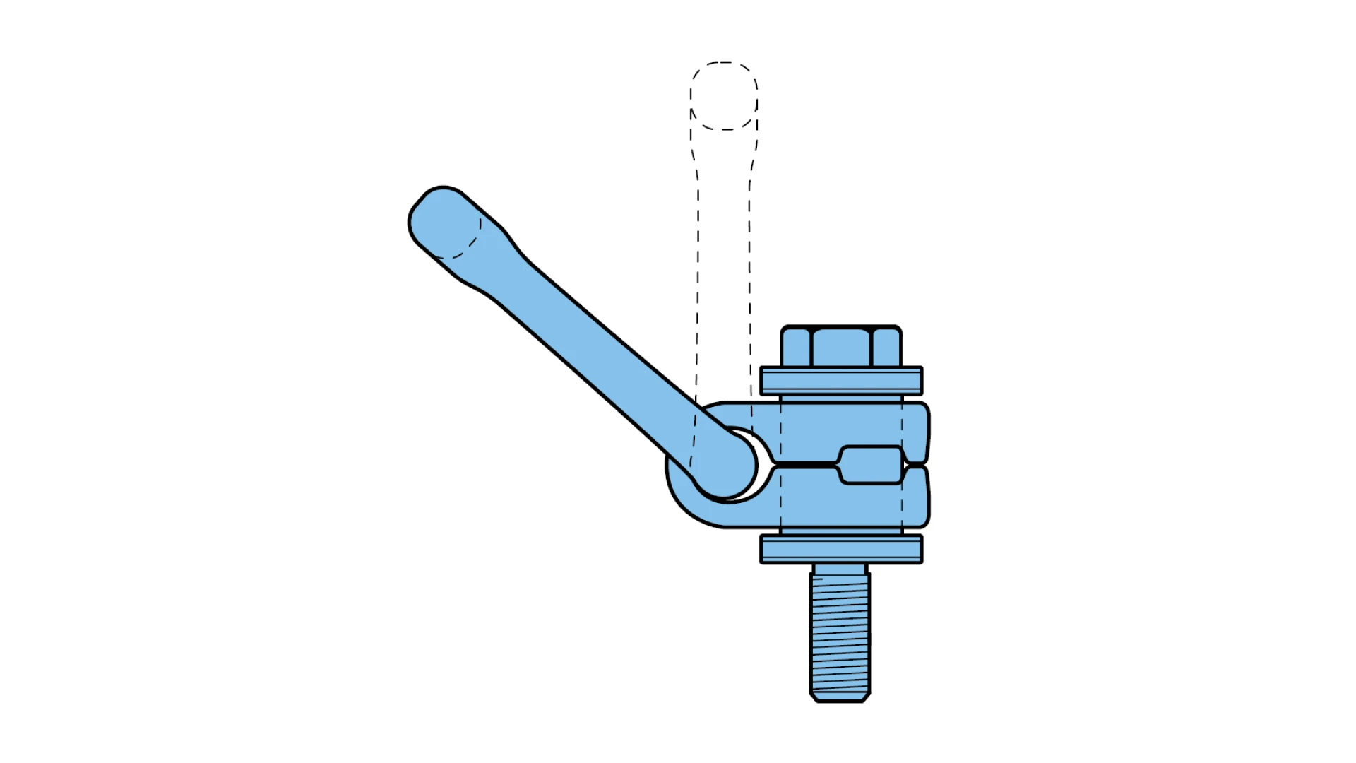 Lifting point with long screw