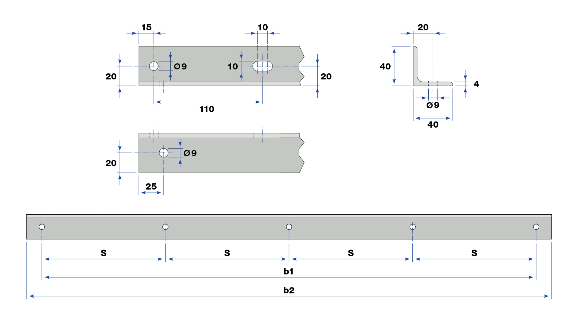 Angle section GreenTrellis