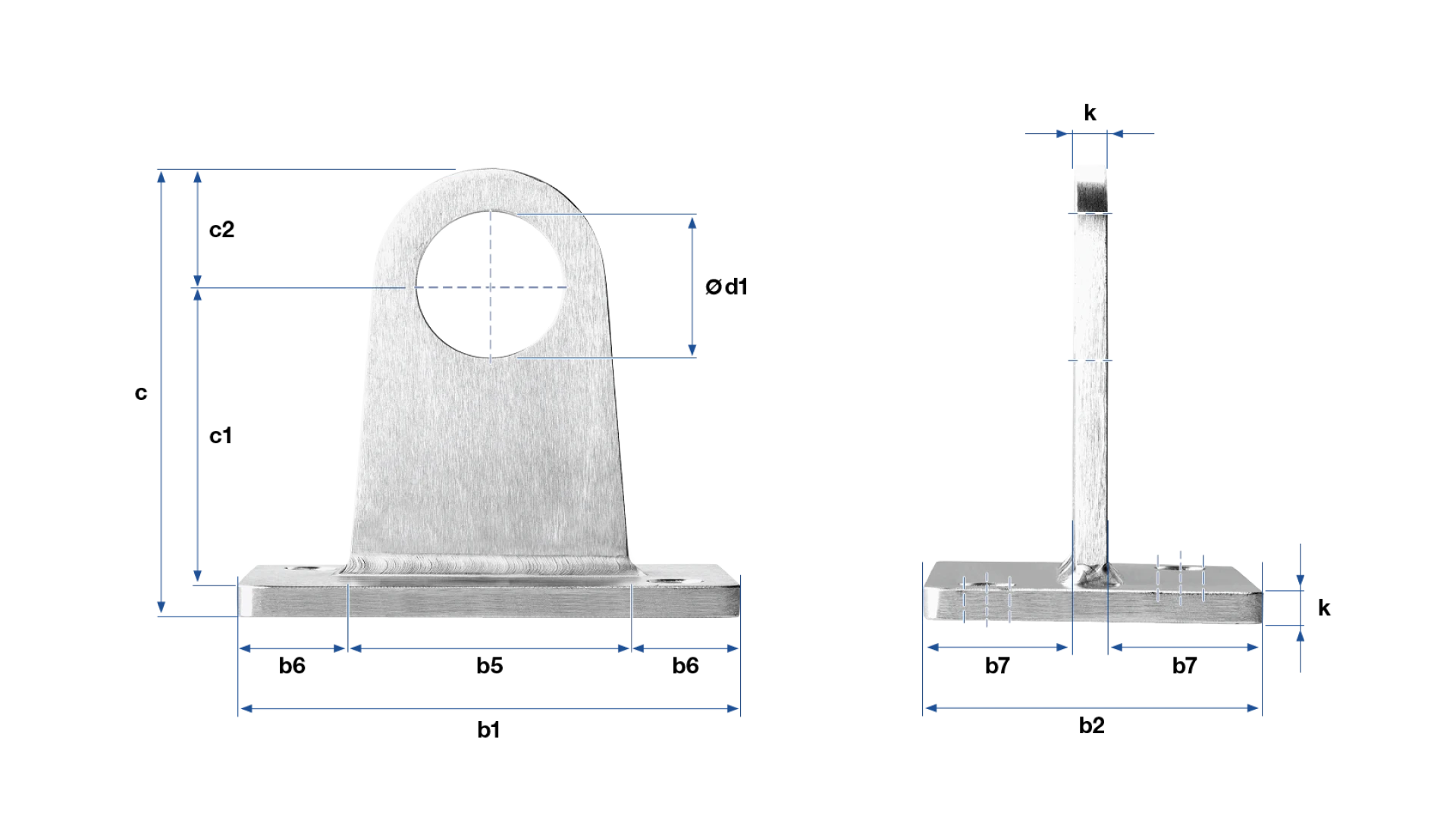 Tube bracket type 2 small