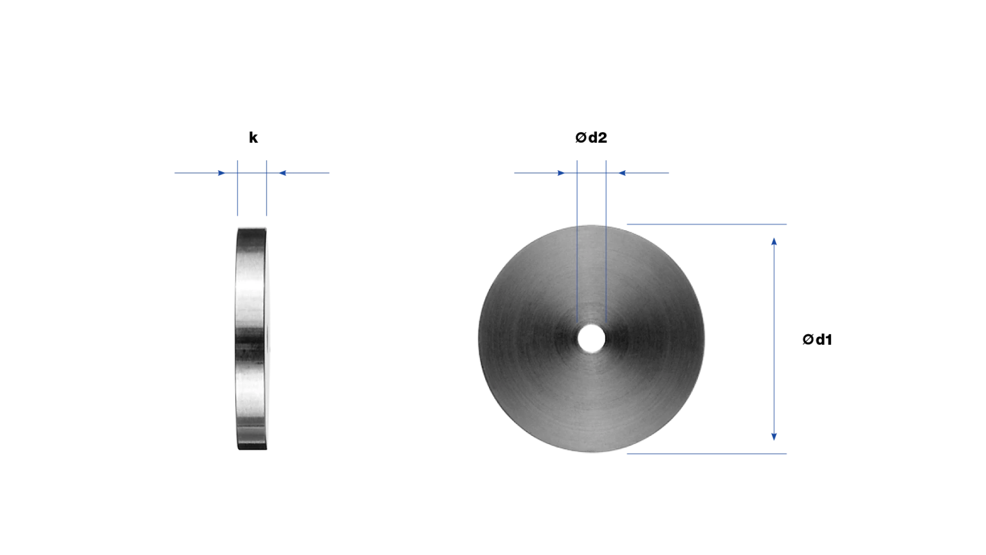 Cover disk for rope cone large