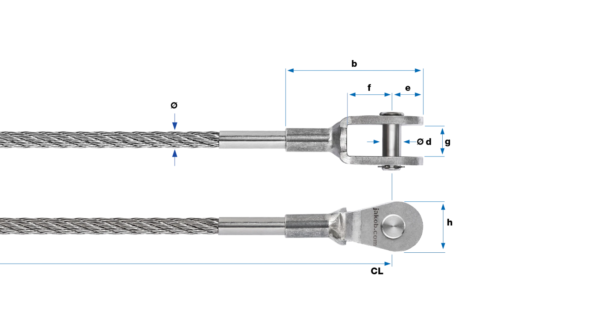 Clevis Classic Univiss round swaged