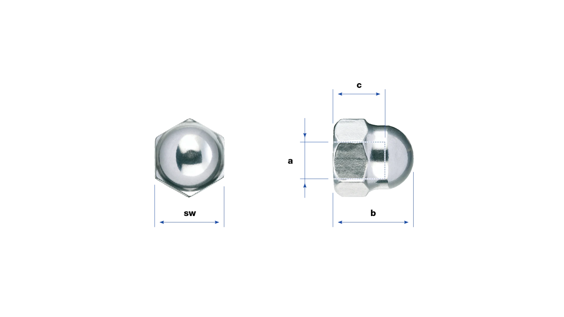 Dome nut