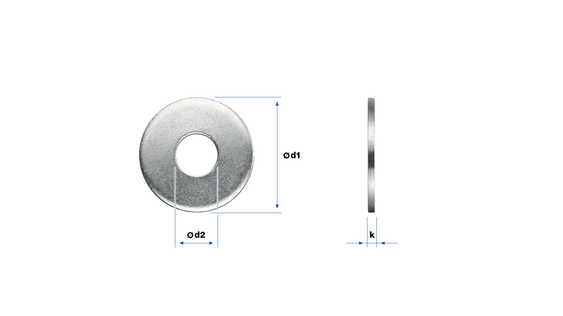 Washer   DIN 9021 / ISO 7093