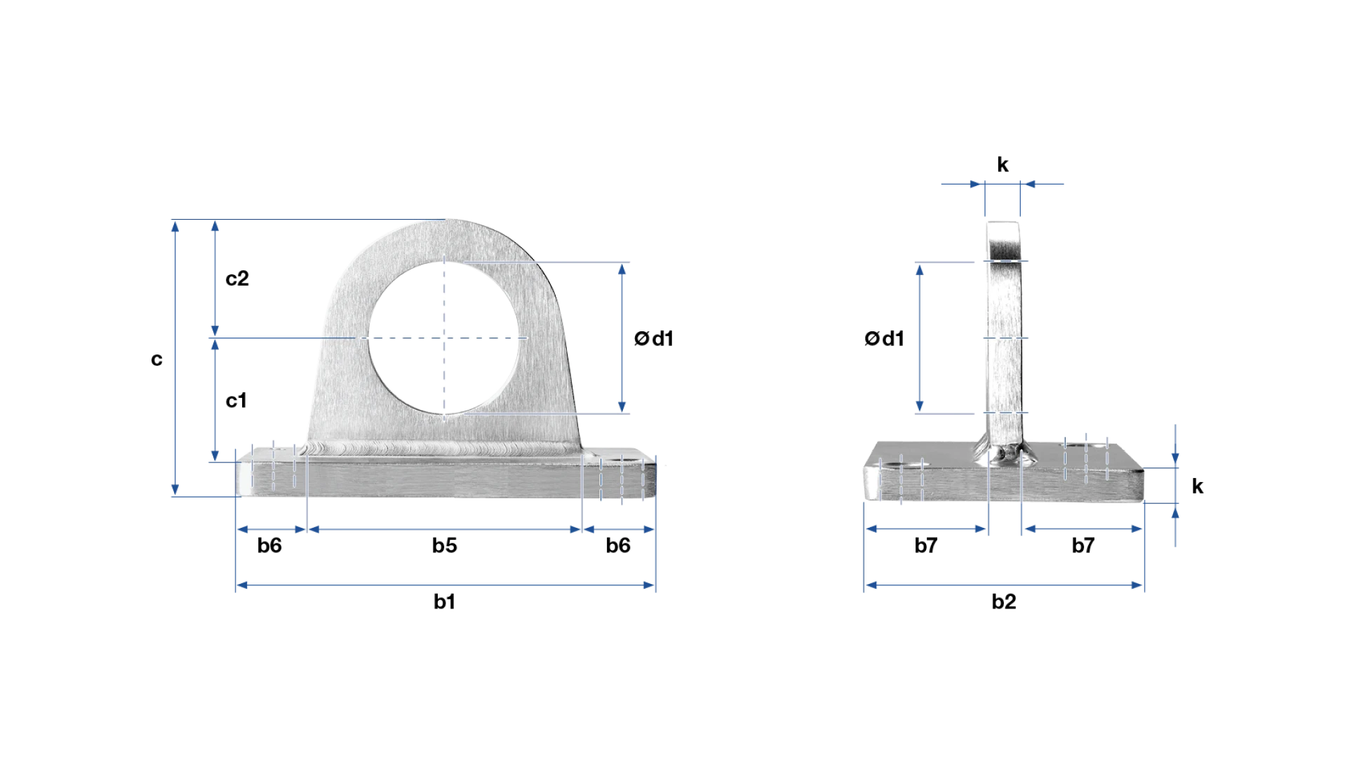 Tube bracket type 2 small
