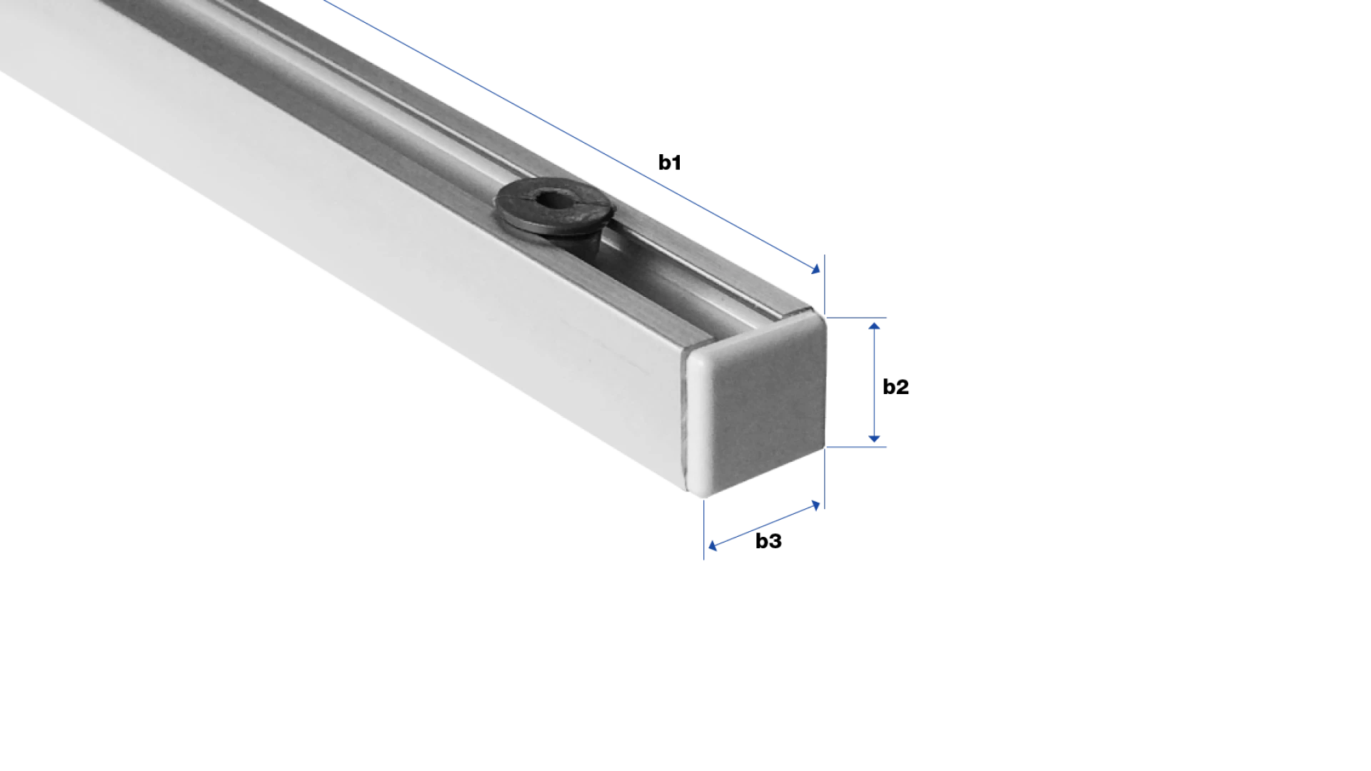 Clip rail ceiling mounted Balance  set