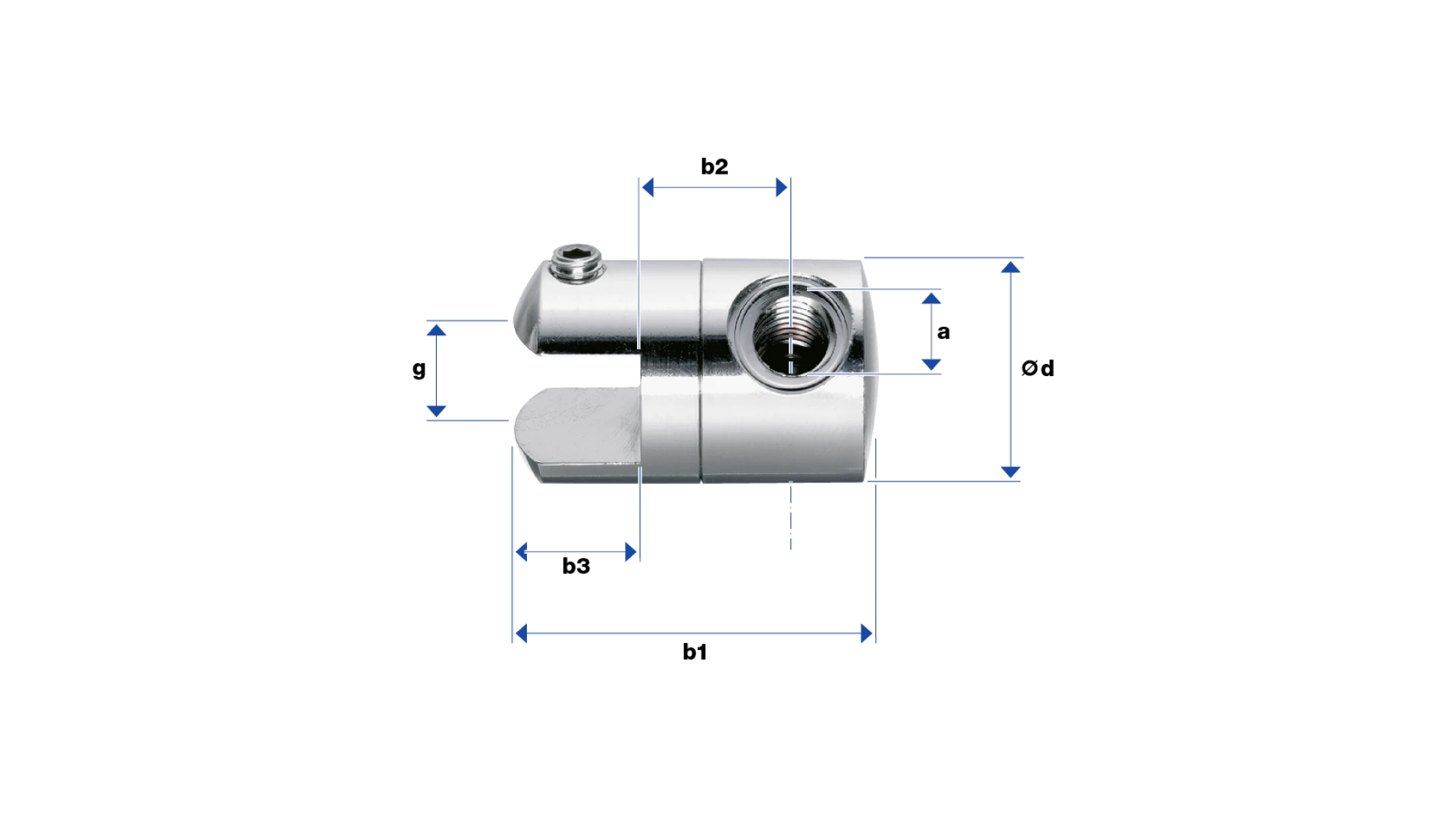 Shelf connector single-sided Balance