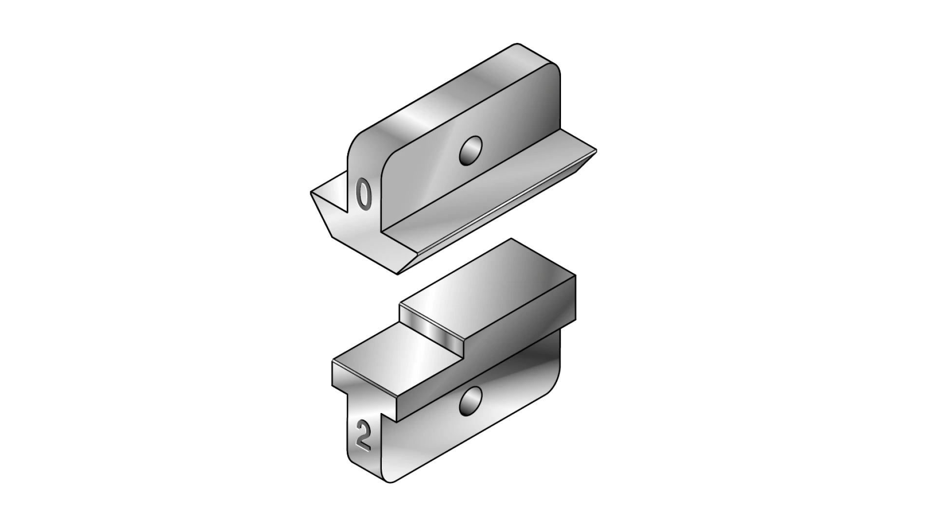 Tool inserts for battery-powered swaging tool EK 1550 MLG  for Webnet sleeves