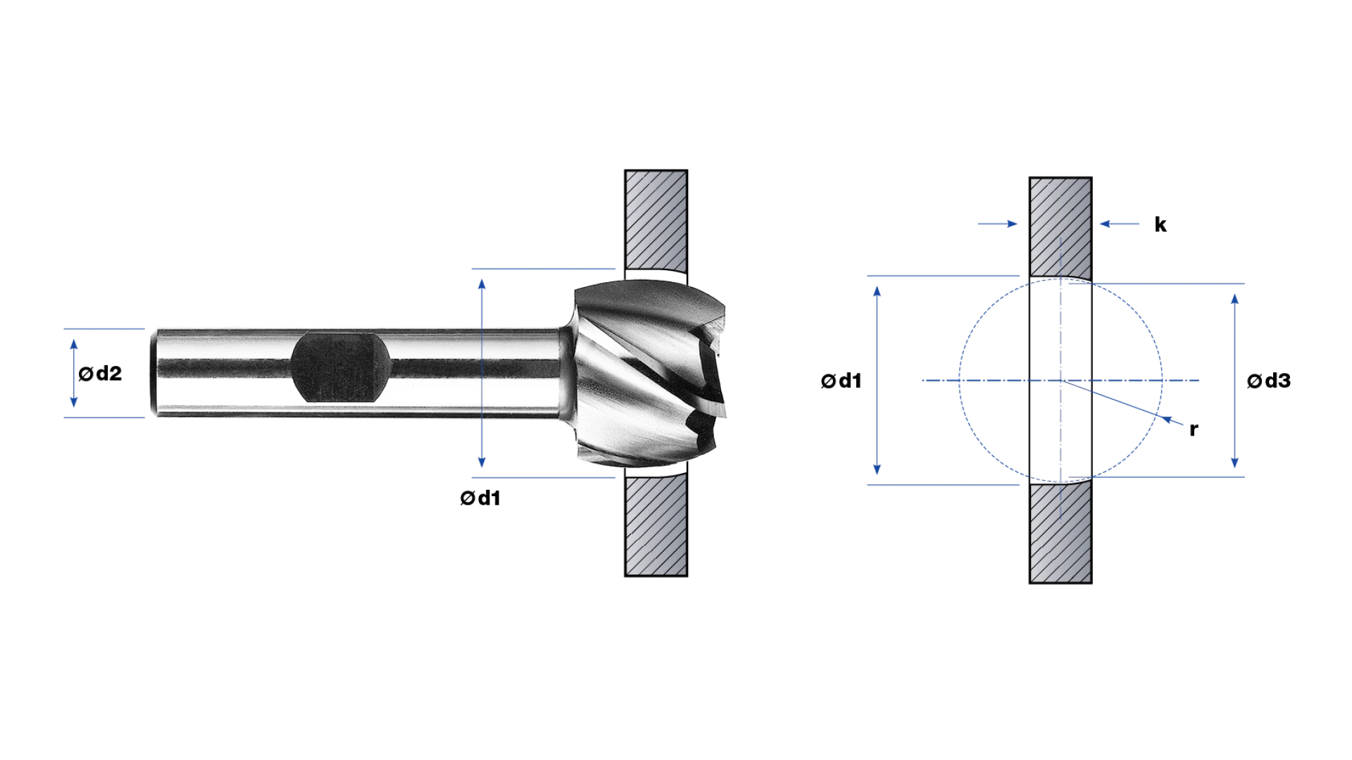 Countersink mill Variball