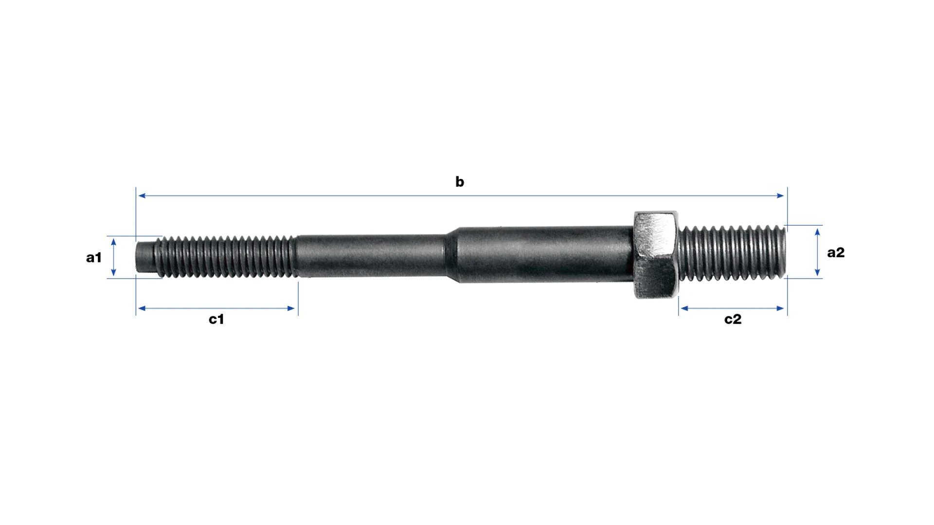 Threaded shaft