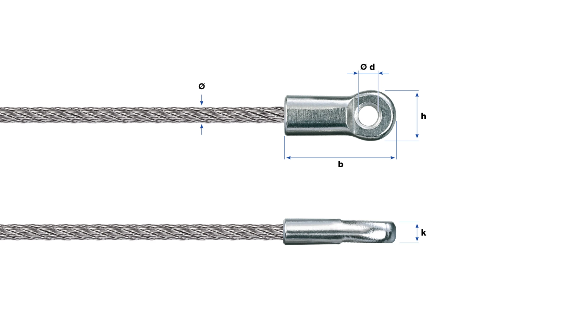 Eyelet Webnet Duplex self-assembly for one rope