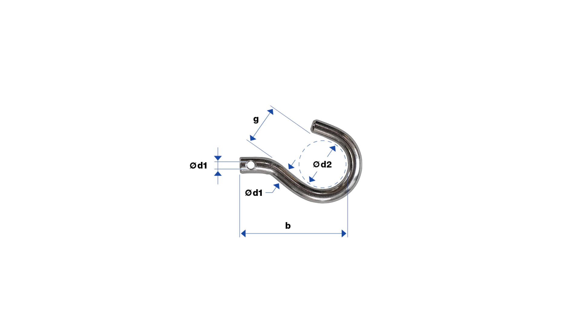 Hook Webnet  with hole